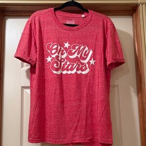 Royce Women's Red 'Oh My Stars' Tee
